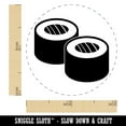 thumbnail image 2 of Sushi Roll Pair Self-Inking Rubber Stamp Ink Stamper - Black Ink - Mini 1/2 Inch, 2 of 7