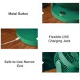 thumbnail image 3 of Ventilador de escritorio portátil con batería integrada, ajuste de dirección de 110°, 3 velocidades y rejilla frontal desmontable, ideal para un verano fresco y silencioso., 3 of 6