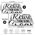 thumbnail image 3 of Uemuo You Can't Retire From Being Great Pattern Accordion Car Windshield Sun Shade, Foldable Reflective Sun Visor for Car, Reflector Windshield Sunshade-Small, 3 of 7