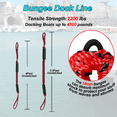 thumbnail image 6 of GANGXUN Bungee Dock Lines with Float Design, 2.5FT+4FT 4 Pack – for Boats, Jet Skis, Canoes & More, 6 of 6