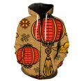thumbnail image 3 of Sudadera con capucha y cremallera con estampado 3D retro de Orient Cobra Dragon para hombre, sudadera de manga larga a la moda, sudadera con capucha estilo Harajuku, 3 of 5