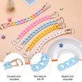 thumbnail image 3 of Uxcell 2 packs Shoe Charm Chain Round Shape for Shoes Decoration, Blue, 3 of 6
