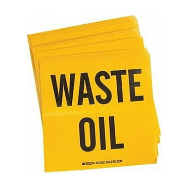 Brady DOT Handling Label,Waste,6" W,PK100 121435