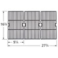 thumbnail image 2 of 3pc Matte Cast Iron Cooking Grid for Charbroil and Master Chef Gas Grills 27.75", 2 of 2