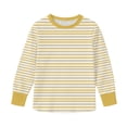 thumbnail image 3 of Swuxness Boys Long Sleeve Round-Neck Blouses Casual Shirts Stripe Printed Casual Top for Kids, 3 of 5