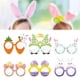 thumbnail image 3 of Gafas de conejito de Pascua con forma de huevo y zanahoria, accesorios para fotos, gafas de conejito de Pascua para bebé 6 uds estilo A, 3 of 6