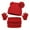 ZG-Red, variant on Wxirdiow Toddler Hat And Gloves Kids Winter Hat Scarf Gloves Set Girls Boys Hat With Pom Neck Warmer 3pc Fleece Knitted Set Purple Size,4-10 Years