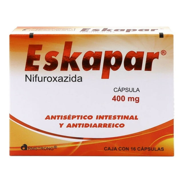 Eskapar cápsulas 16 pzas de 400 mg c/u