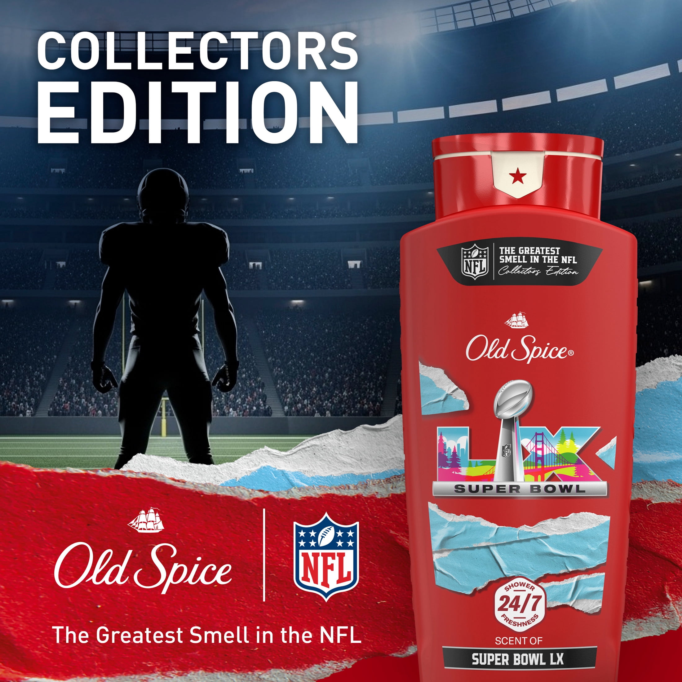 (2 pack) Old Spice Body Wash, Super Bowl LX, 24oz