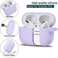thumbnail image 4 of Protective Silicone Cover Compatible with AirPods Pro, Lifetime Customer Service Ensures Satisfaction for Your Apple AirPods Pro 3rd Generation (1PCS), 4 of 5