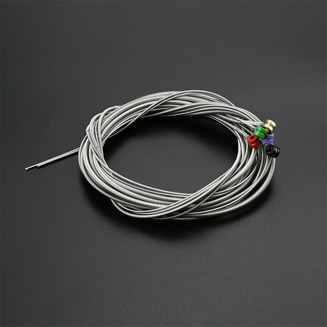 Pack of 5 Bass String Craftsmanship Music Wire Dust-proof Strings Upgraded Parts Electric Guitar Musical Fittings Instrument Accessory Replaced Part