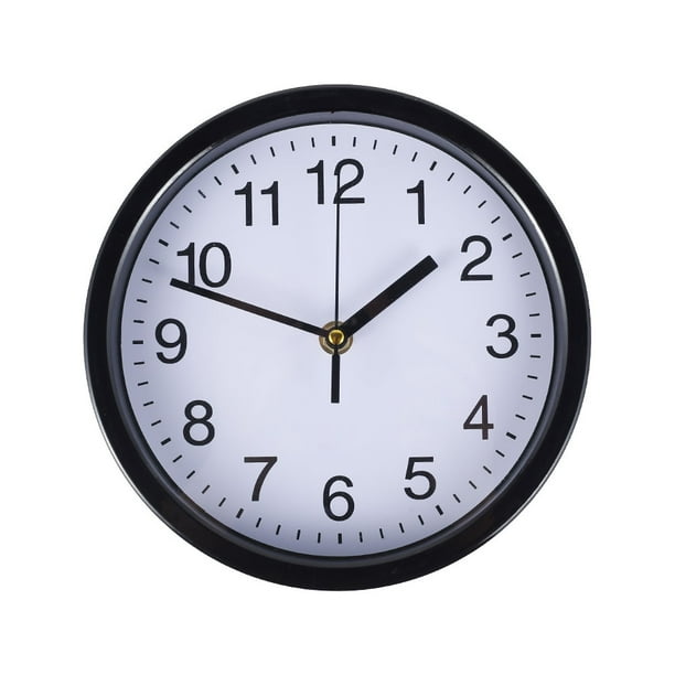 SchSin Silent Wall Clock Silent Round Wall Clock 8 Inch Battery