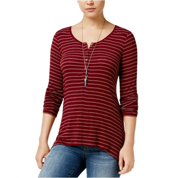 Camiseta henley mujer sale