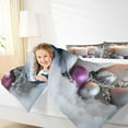 thumbnail image 4 of jejeloiu Marry Xmas Bedding Comforter Set,Colorful Christmas Balls Twin Comforter Sets,White Candle Snowflake Bedding Set For Boys Girls,Lightweight Bedroom Decoration Reversible,2pcs, 4 of 8