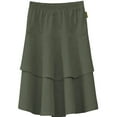 thumbnail image 4 of Girl's Lightweight 2 Layered Denim Knee Length Skirt, 4 of 7