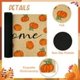 thumbnail image 5 of FRAMICS Fall Door Mat Outdoor, Welcome Doormat Non Slip, Pumpkin Door Mat Outside Entrance, Thanksgiving Door Mat for Autumn, Fall Front Door Mat Indoor for Fall Thanksgiving Decor, 18" x 30", Orange, 5 of 6
