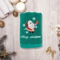 thumbnail image 3 of Tgbvmt Christmas Hand Towels Embroidered Bathroom Towels Santa Claus Snowman Christmas Tree Design Soft Absorbent Holiday Towels For Kitchen Bathroom Home Christmas Party Decor Gift Set, 3 of 4
