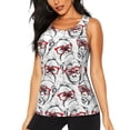 thumbnail image 1 of Balery Monkey Camiseta sin mangas estampada ligera para mujer, tops de entrenamiento sin mangas, camisetas de yoga transpirables de secado rápido.-XX-Large, 1 of 7
