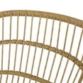 thumbnail image 3 of Noble House Boniare Outdoor Dining Chair - Faux Rattan - Set of 2 - With Cushion - Beige and Light Brown and Black, 3 of 9