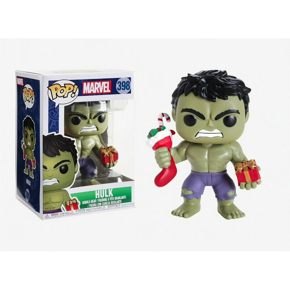 Funko Pop Marvel Holiday Hulk Vinyl BobbleHead Item 33984 Walmart