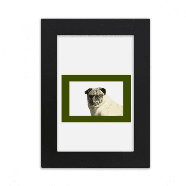 Watch Dog Pet Border Art Deco Fashion Desktop Photo Frame Picture Display Art Painting Exhibit