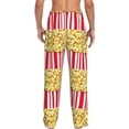 thumbnail image 7 of Salouo Popcorn Print Pajama Pants for Men, Lounge Pants Elastic Waistband Casual Men's sleepwear Loungewear Sleep Pajama Pant -, 7 of 7