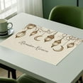 thumbnail image 2 of Dsscvnef Easter Linen Placemat Rabbit Easter Egg Restaurant Living Room Home Decoration Dining Table Insulation Doilies for Tables Charger Plates, 2 of 7