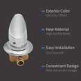 thumbnail image 4 of Shower Cabin Mixer Brass Shower Faucet Outlet Diverter Chrome Shower Mixer Tap G1/2" Connector Cold and Hot Water Shower Mixer for Bathroom, 4 of 5