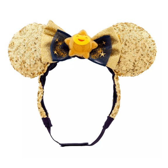Disney Parks 100 Wish Sequined Adaptive Ear Headband for Adults New with Tag