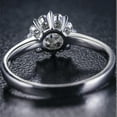 thumbnail image 6 of 1ct Snowflake Cz Wedding Band Women's Jewelry 925 Silver Engagement Ring Sz 4-9, 6 of 6