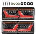 thumbnail image 1 of ZheElen 2x 74 LED Tail Lights Stop Lights Indicators Warning Lights Stop Indicator Reverse Light Waterproof 24V, 1 of 6