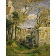 thumbnail image 2 of Pissarro, Camille 26x32 Gold Ornate Wood Framed with Double Matting Museum Art Print Titled - Landscape from Pontoise, 2 of 4