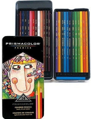 1 24-Count Premier Colored Pencils Soft Core 