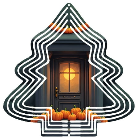 Metal Hanging Christmas Tree Wind Decorations – Festive Garden Spinners with Intricate Tree Trunk Pattern for Yard and Garden Metal Hanging Christmas Tree Wind Decorations – Festive Garden Spinners with Intricate Tree Trunk Pattern for Yard and Garden