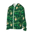 thumbnail image 2 of Gaeub St Patrick's Day9 Men's and Women's UPF 50+ Long-Sleeved Sun Protection Clothing, Fishing Shirt Long Sleeve Zip - 3X-Large, 2 of 9
