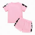thumbnail image 3 of mgoYE Baby Girl Clothes 3Months Toddler Infant Baby Girls Summer Outfits Leopard Print Short Sleeve Pocket T-Shirt Tops Pants Clothes Sets(Pink,9-12 Months), 3 of 9