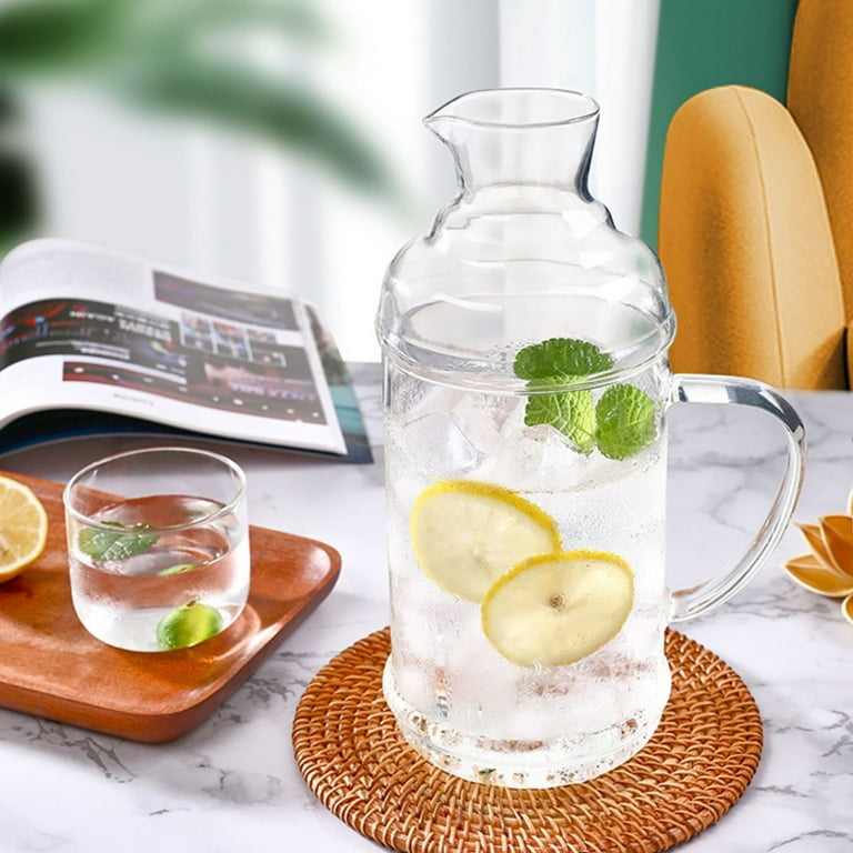 Glass Water Carafe Lid, Glass Pitcher Water Kettle