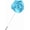 Blue, variant on 1-Pack Flower Lapel Pins for Men, Rose Boutonnieres Pin Groom Wedding/Dance/Party, Men Suits Satin Corsage [Orange]