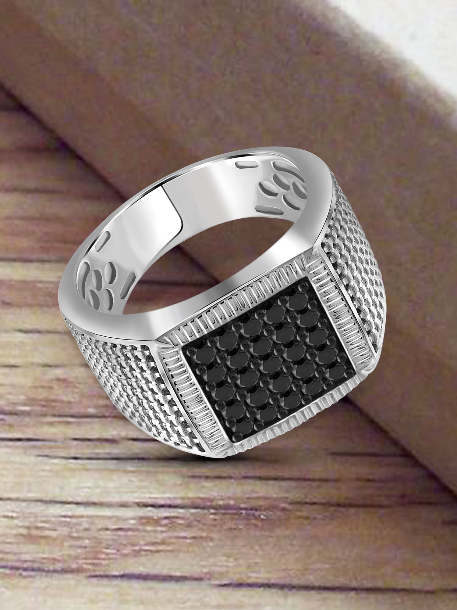 https://www.gullei.com/0-8-ct-diamond-ring-for-men-engravable-platinum-plated.html  | Men diamond ring, Rings for men, Mens engagement rings diamond