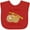 Red, variant on Inktastic My Nana Loves Me Sloth Boys or Girls Baby Bib