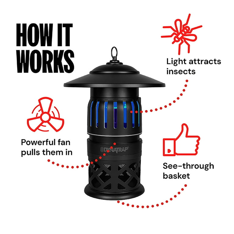Free Shipping! DynaTrap Outdoor Insect and Mosquito Trap Twist On