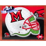 Miami Helmet 3-in-1 350 Piece Puzzle, Miami Hurricanes by Late For The Sky Production Co.