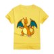 thumbnail image 1 of Camiseta de algodón con dibujos animados de Pokémon para niños, niñas y adolescentes, Tops de manga corta de verano, Tops casuales para niños, moda Kawaii Charizard, 1 of 1