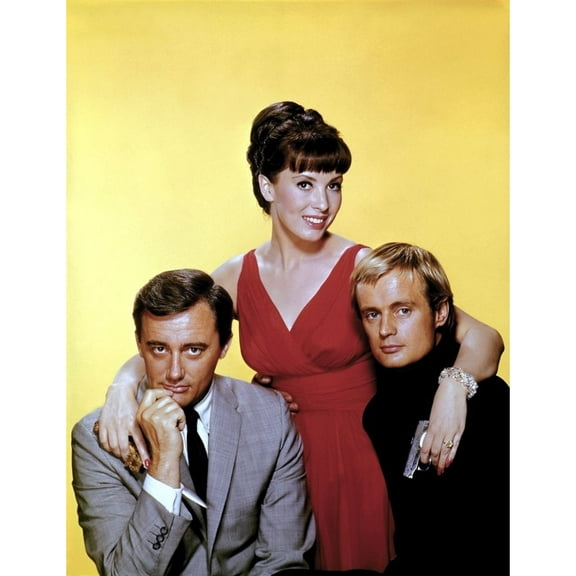 The Man From U.N.C.L.E. Robert Vaughn Stefanie Powers David Mccallum 1964-1968 Poster Print