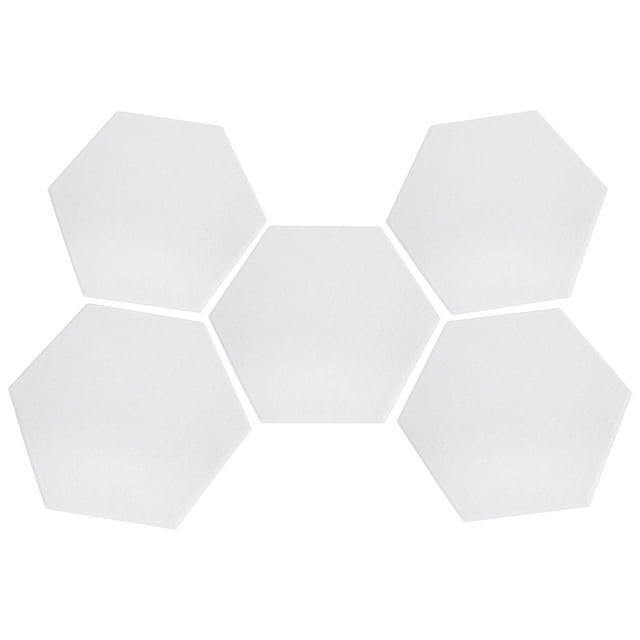 KAKOWELY Soundproof Panel 5 Pcs Recording Studio Sound Insulation Board Polyester Fiber Noise Reduction Panel11.81"X11.81"X0.39"