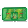 thumbnail image 3 of GSE Games & Sports Expert 70"x35" Professional Casino Craps Layout Mat with Carrying Bag, Non-Slip Rubber Poker Felt for Poker Game Night, 3 of 8