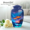 thumbnail image 5 of Mountain Funeral Urns For Human Ashes Adult Man - Small Memorial Urn For Ashes For Women - 1 Large & 4 Keepsake, Blue Cremation Urn For Mom And Dad - Burial Urns For Adult Male - 10 & 3 Inch, 5 of 7