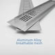 thumbnail image 1 of Ventilación de aleación de aluminio de 80 mm Red de gas rectangular de 50 mm Red de disipación de calor de ventilación de 100 mm, 1 of 4