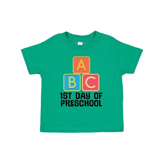 Inktastic 1st Day of Preschool Boys or Girls Toddler T-Shirt