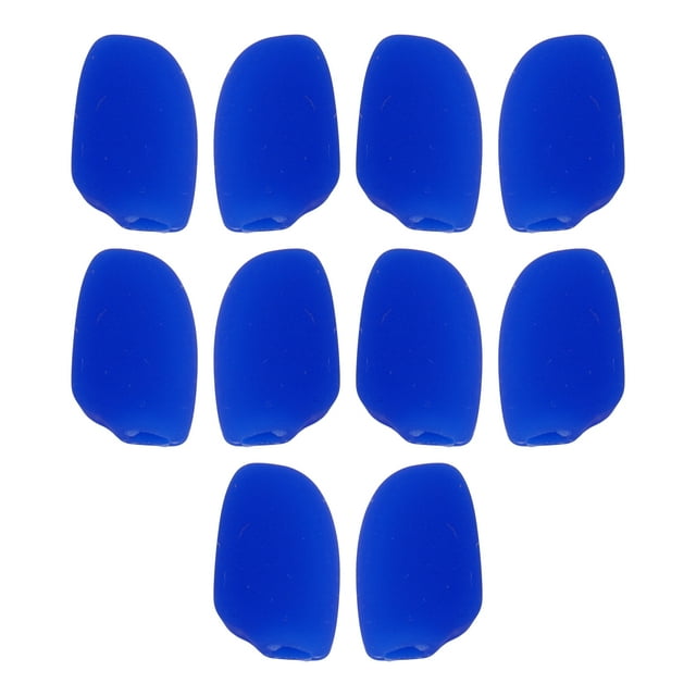 Repuestos de almohadillas para gafas Unique Bargains, 5 pares, almohadillas de nariz con patrón, 0.47"x0.27", azul oscuro